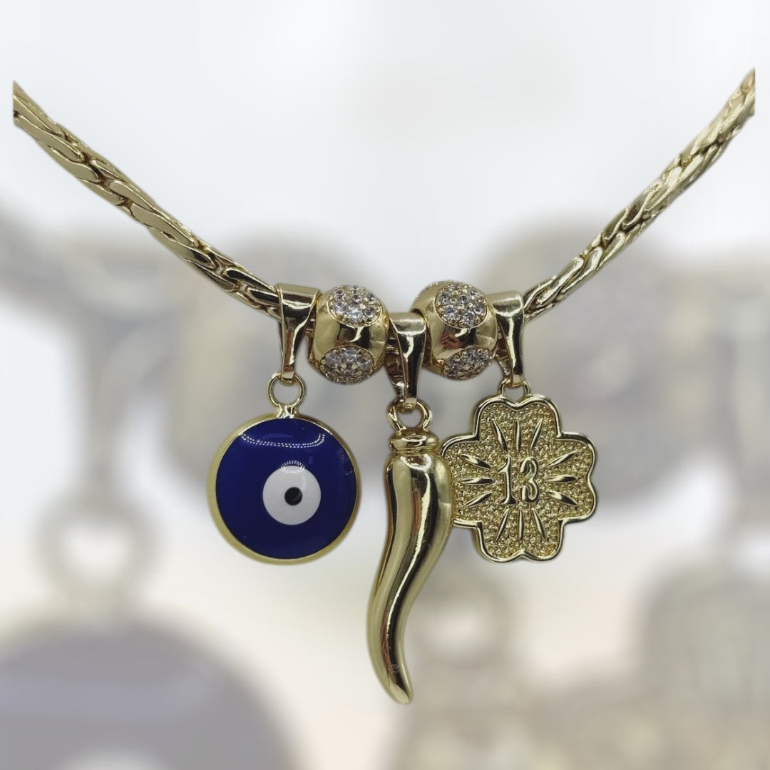 Laminado 14k cadena size 17