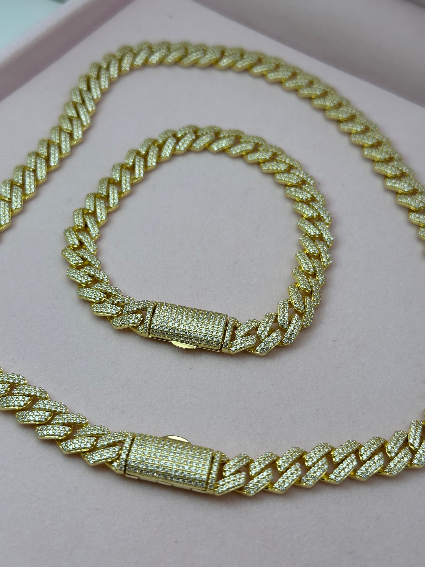 Mónaco set plata 925 laminado 14k