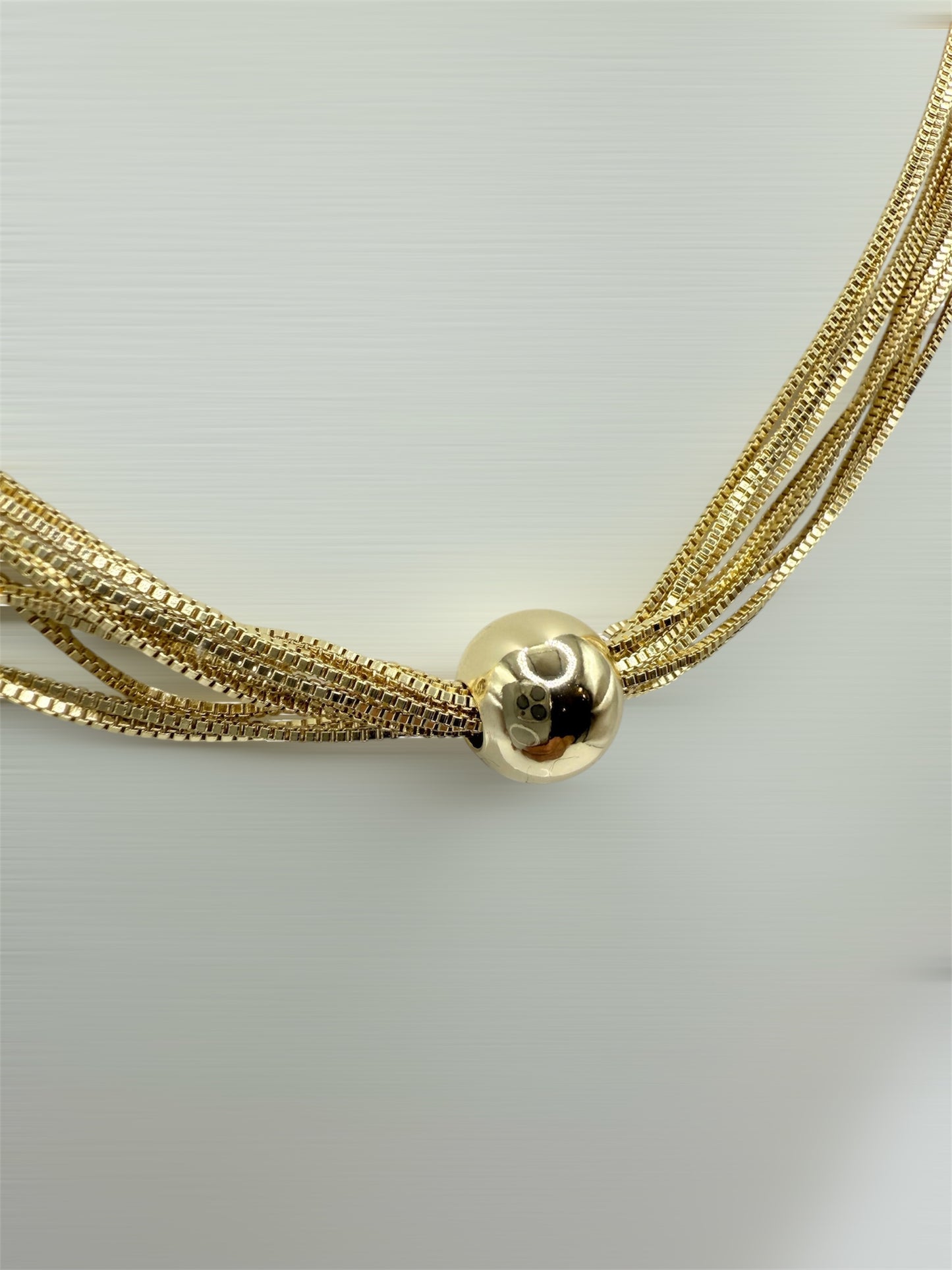 Set laminado 14k cadena size 17