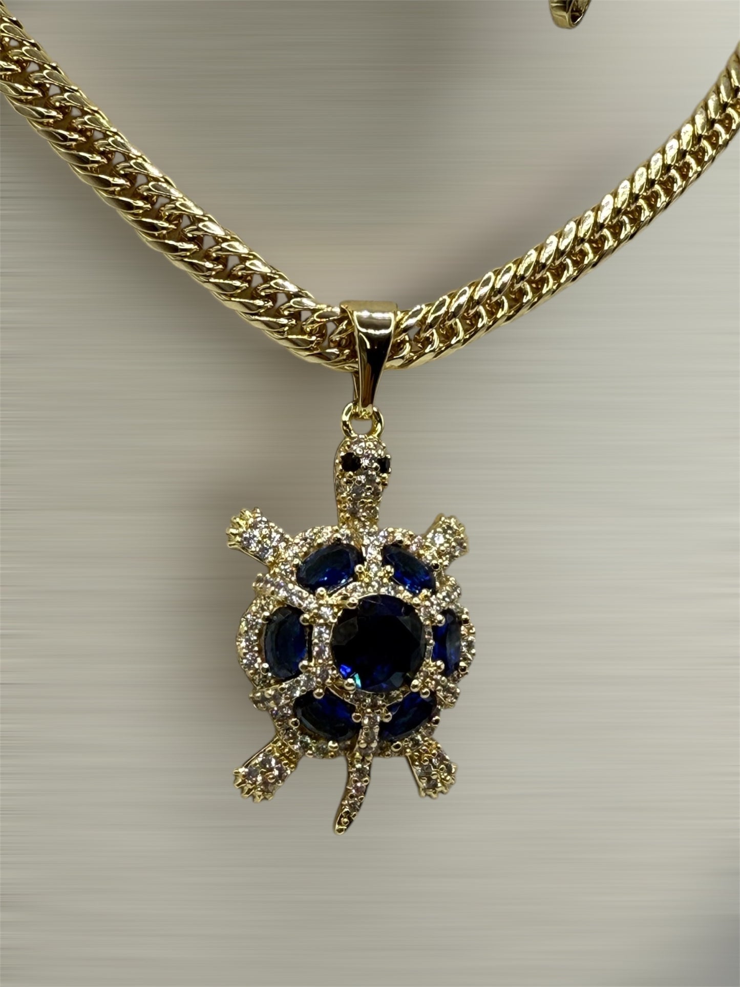 Laminado 14k cadena size 19 y pulsa 7/30