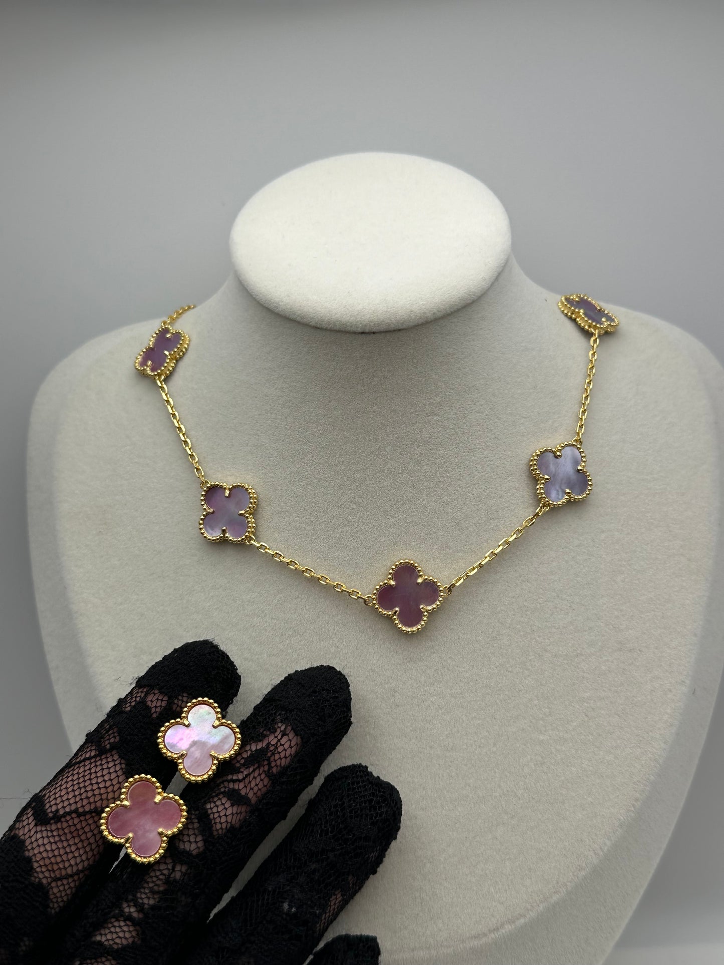 Set acero inoxidable laminado 18k