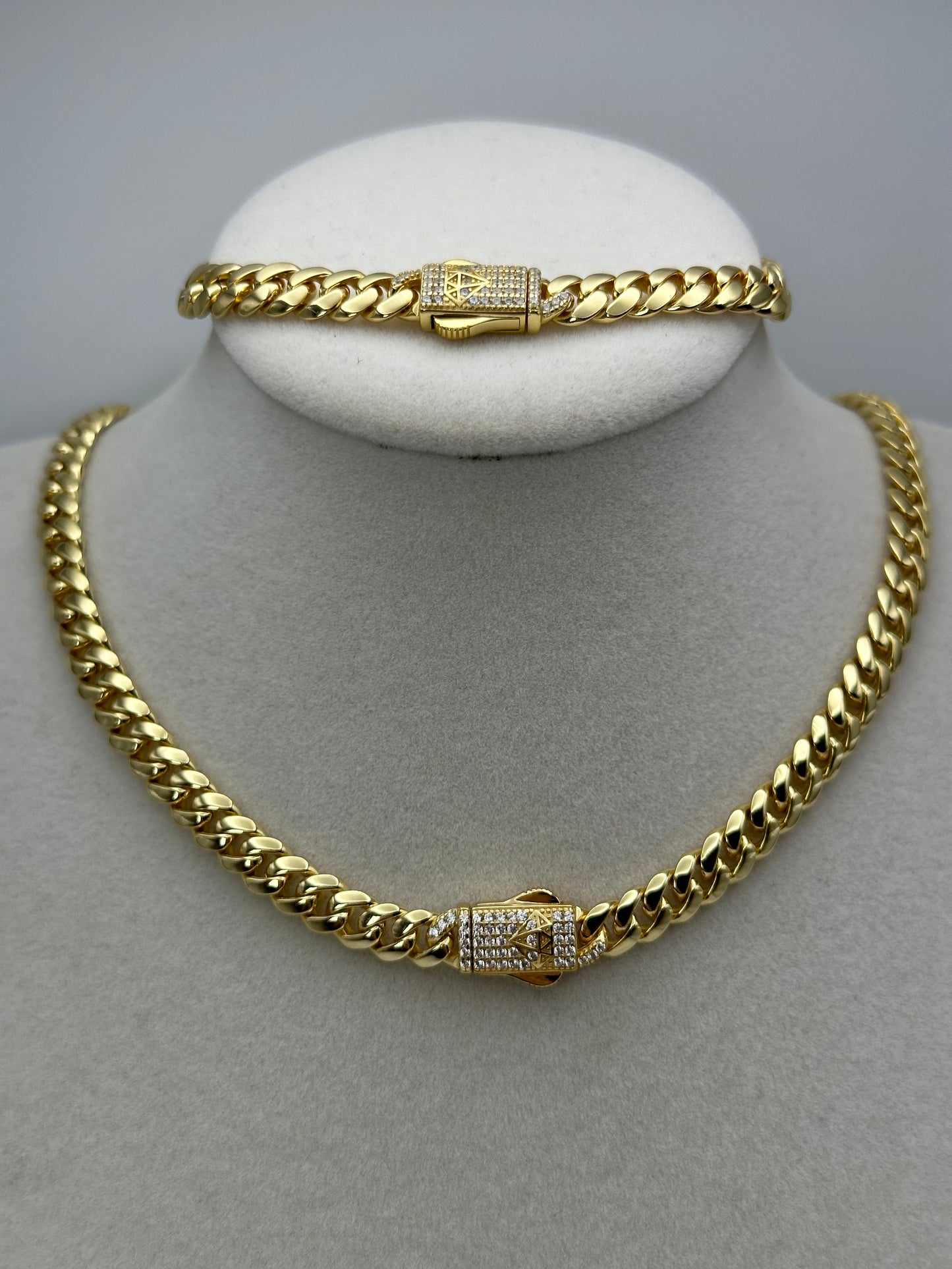 Baby Mónaco plata 925 laminado 14k 5’mm