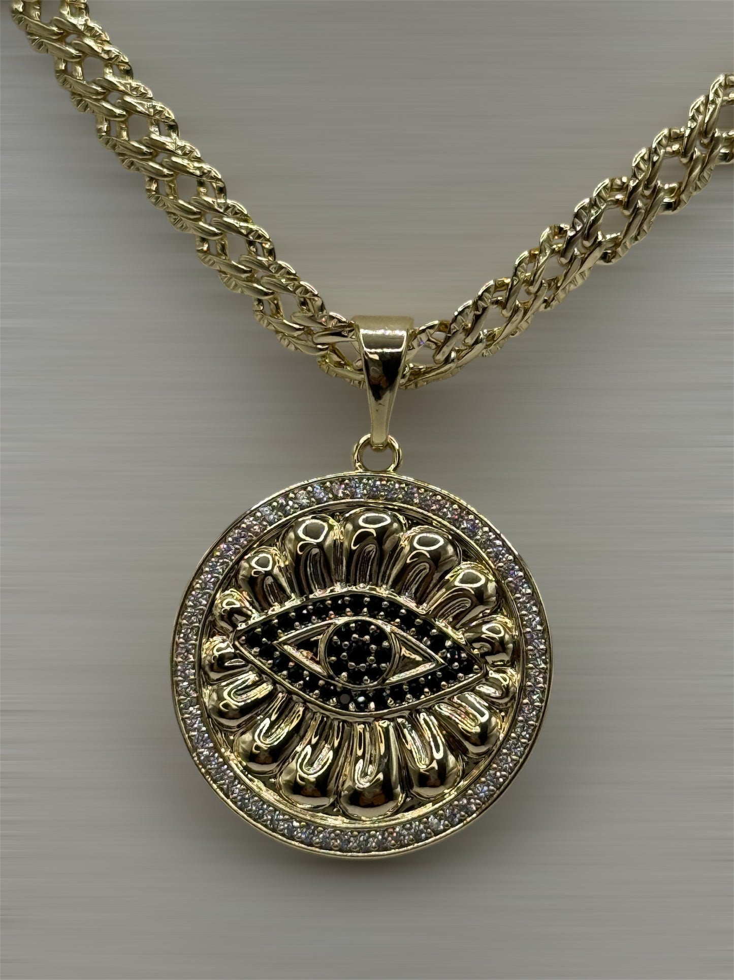 Oro laminado 14k cadena size 18