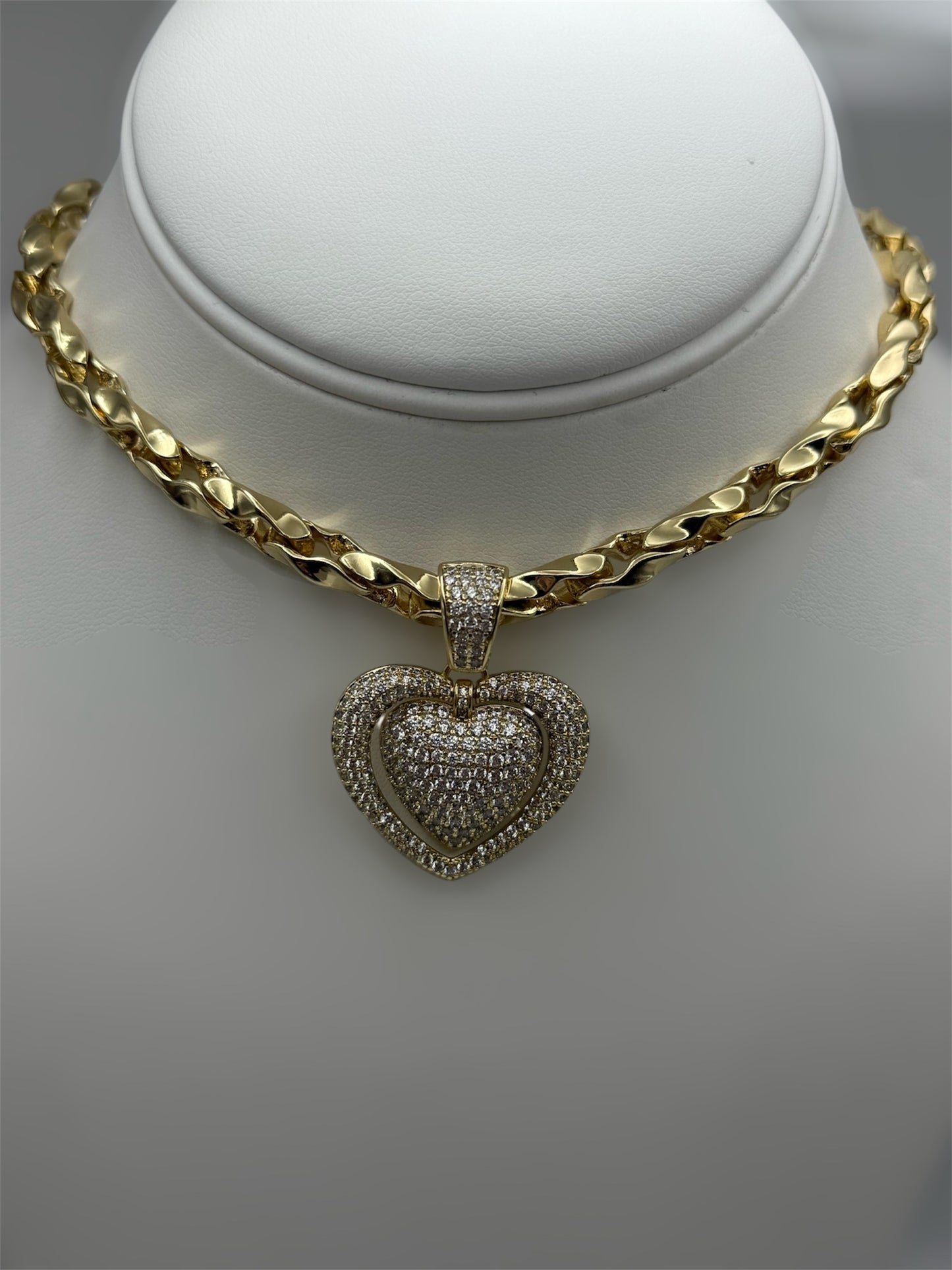 Oro laminado 14k cadena size 17