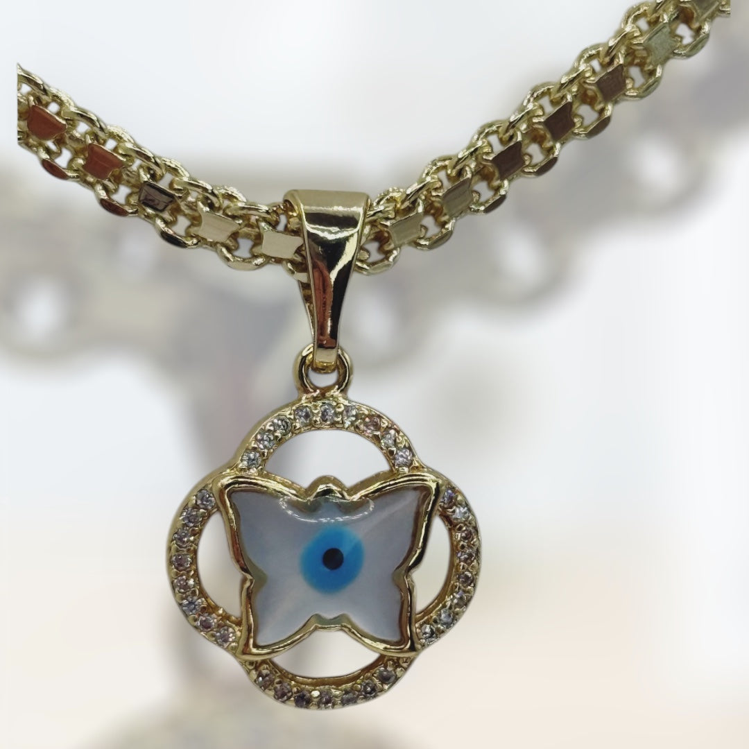 Laminada 14k cadena size 18