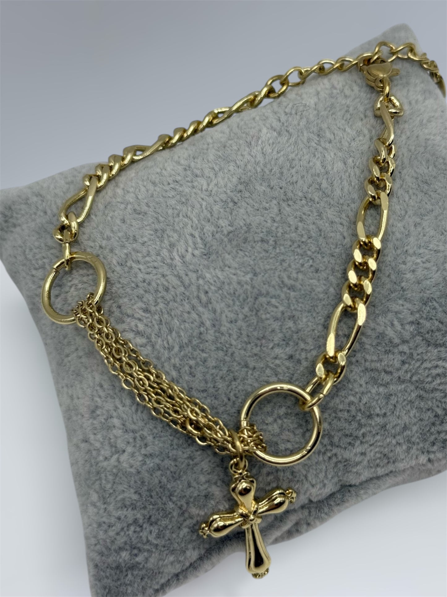 Pulsa ajustable oro laminado 14k