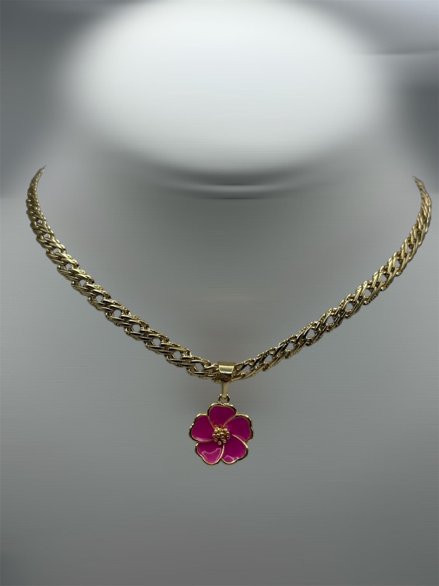 Oro laminado 14k cadena size 17