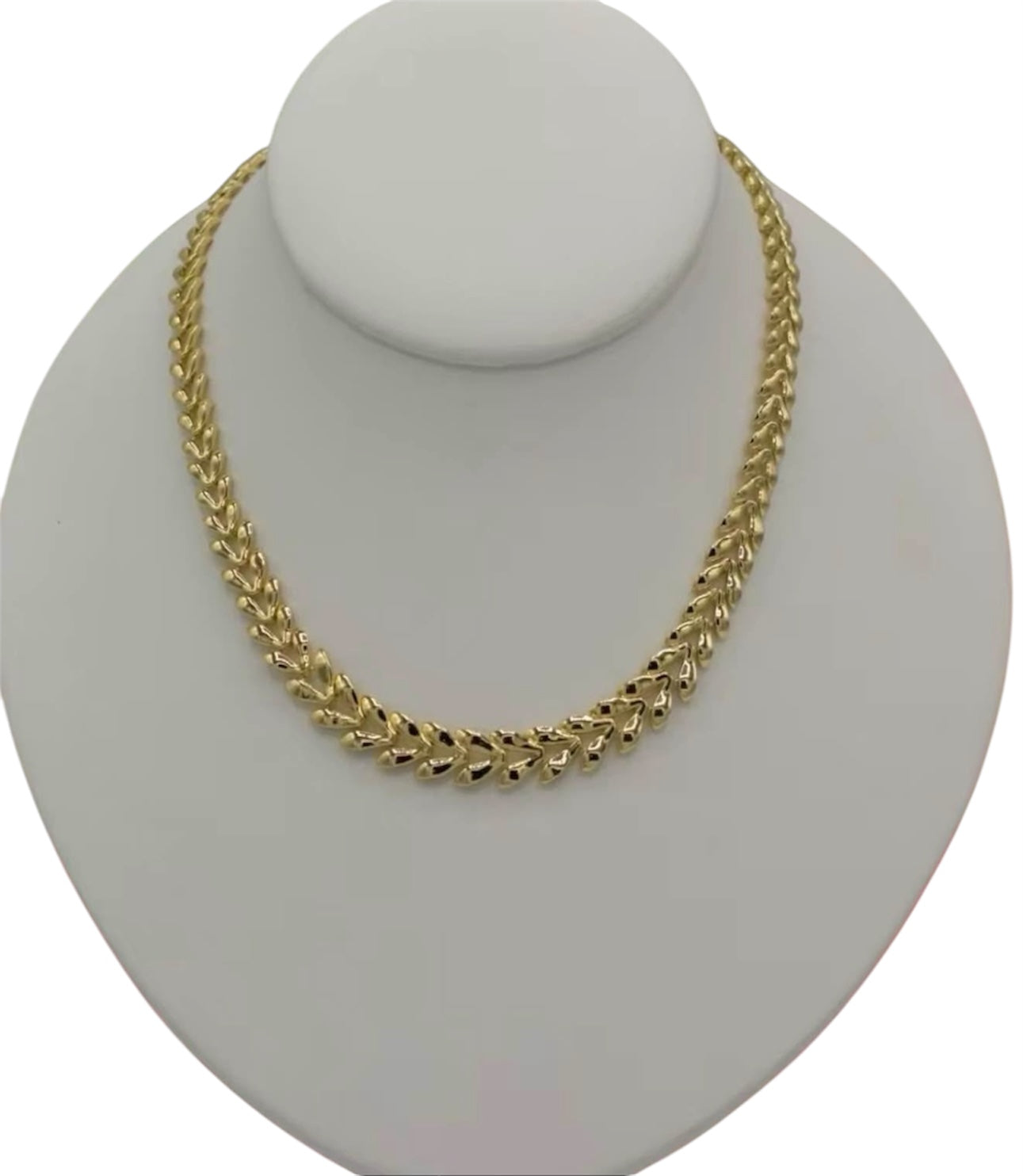 Set de oro laminado 14k cadena size 17 y pulsa (7)y(7/30)