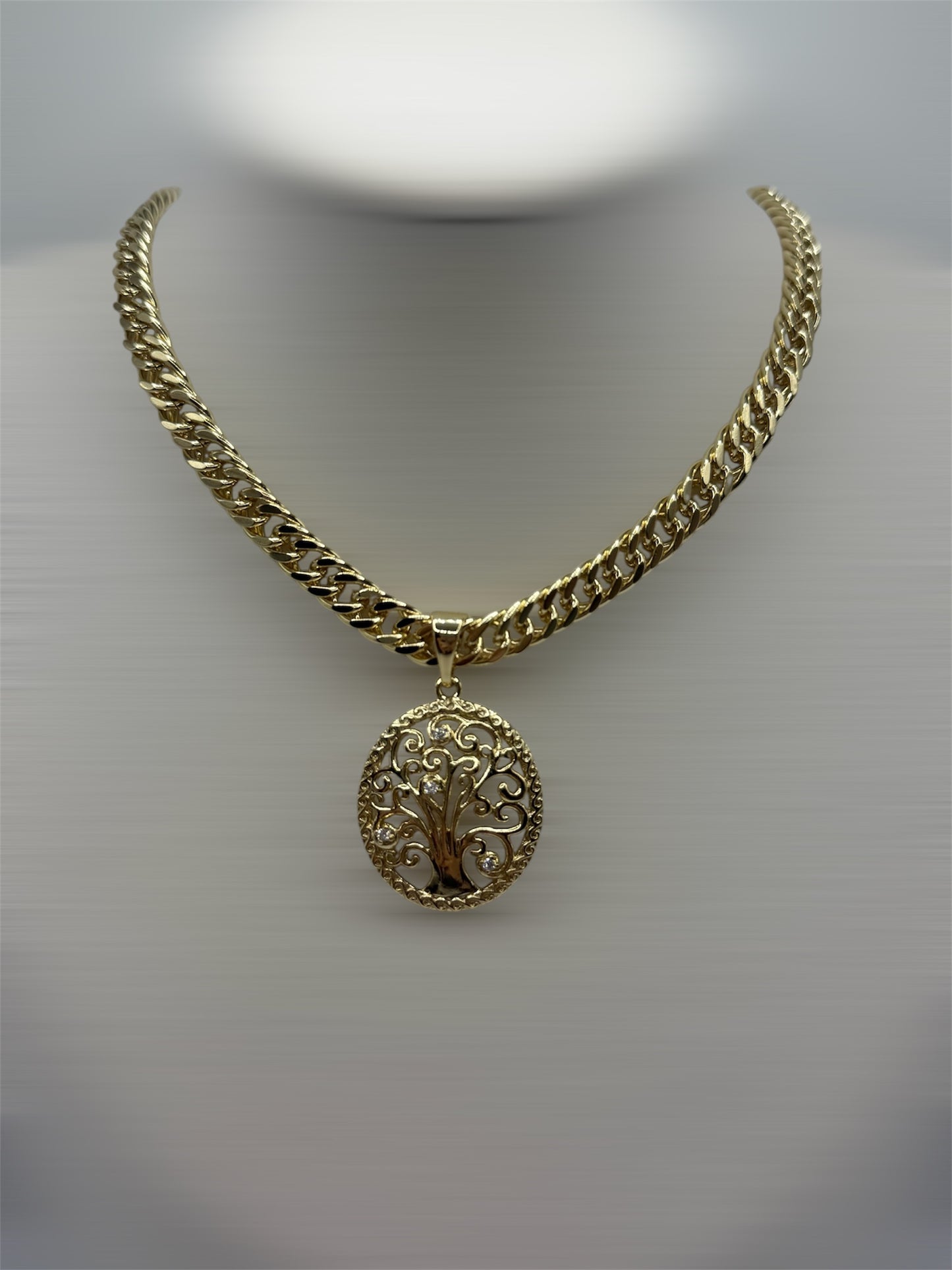 Laminada 14k árbol de la vida