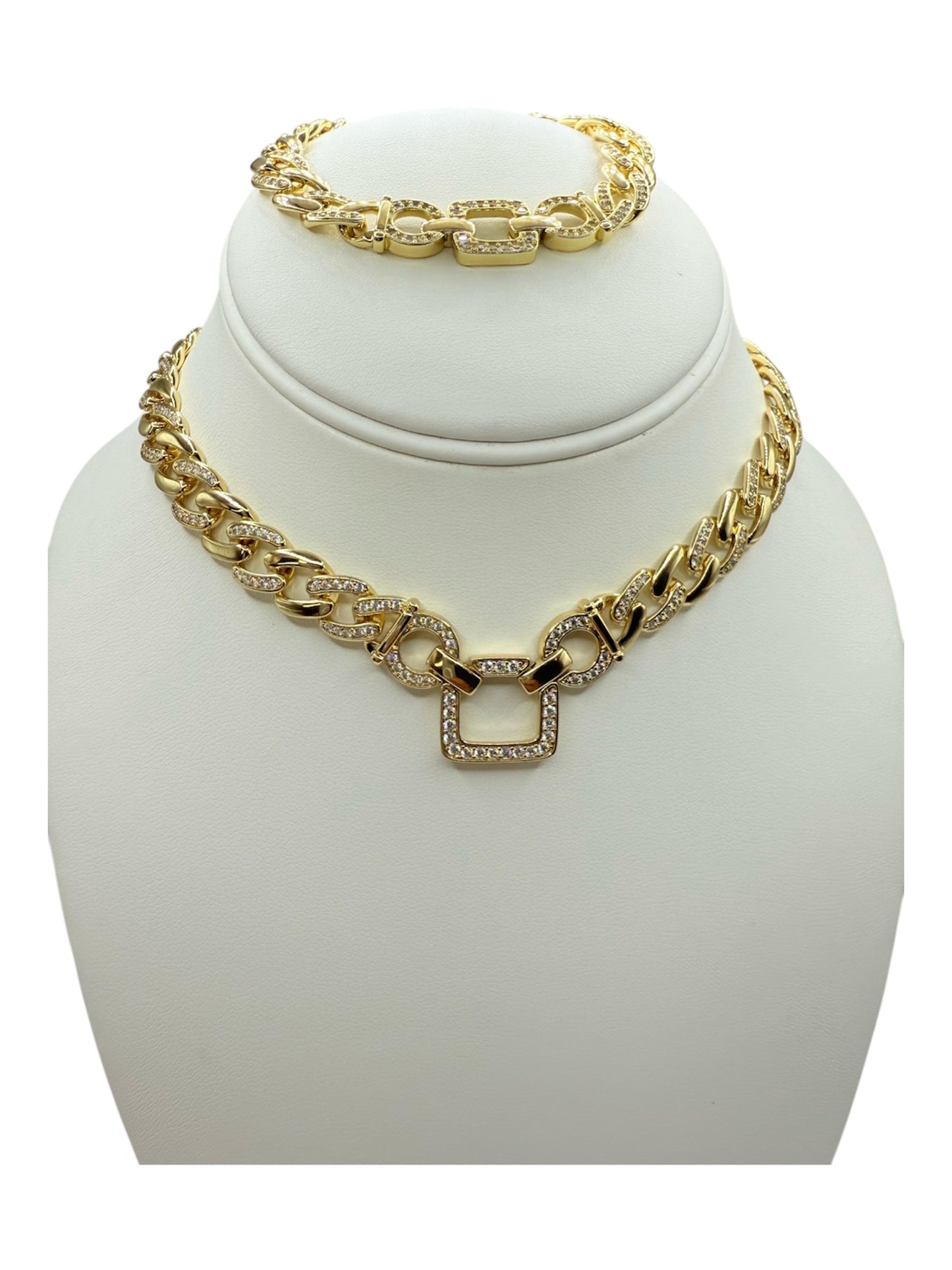 Set laminado 14k cadena size 19 y pulsa 7/30