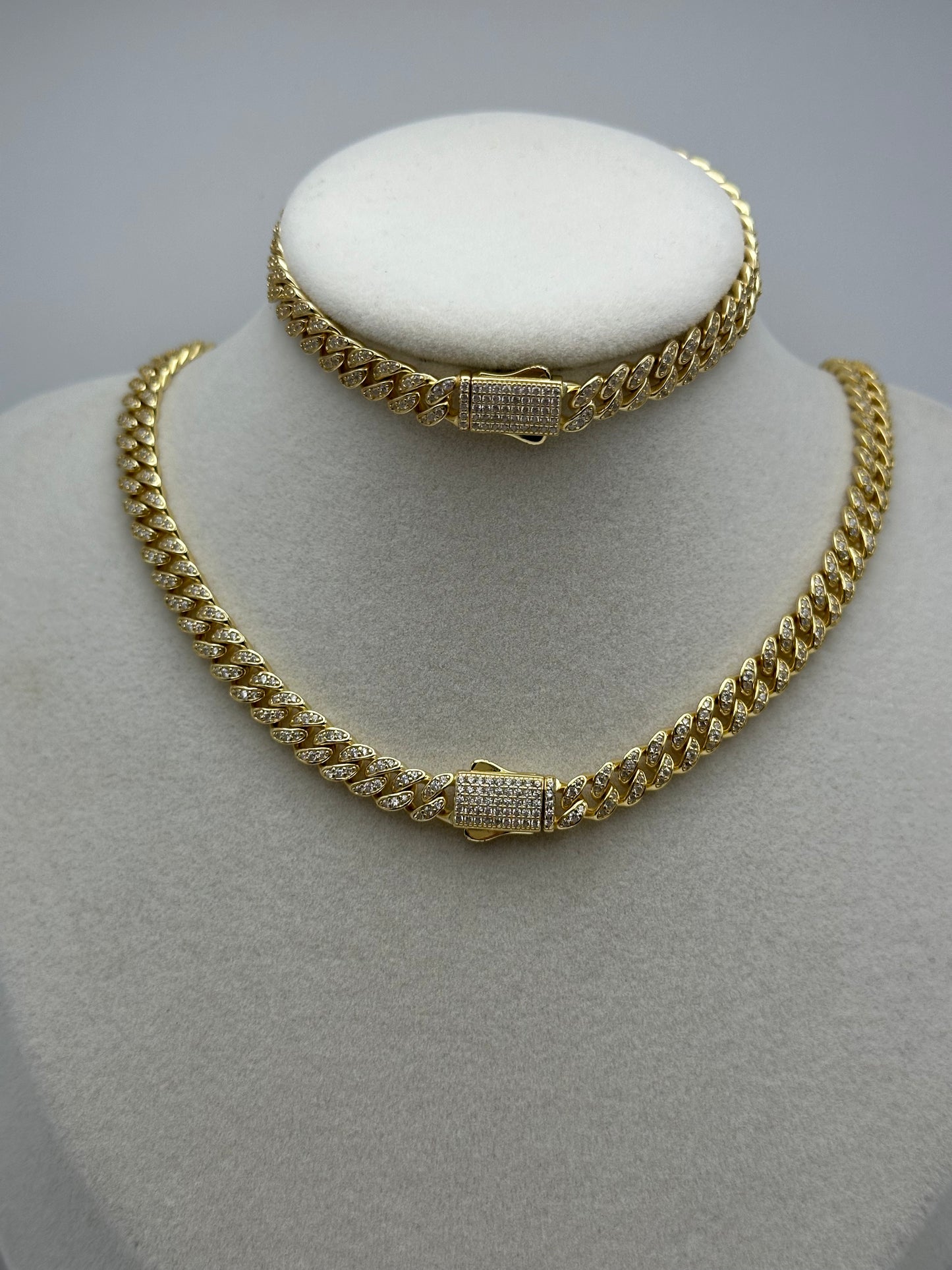 Set baby Mónaco plata 925 laminado 14k