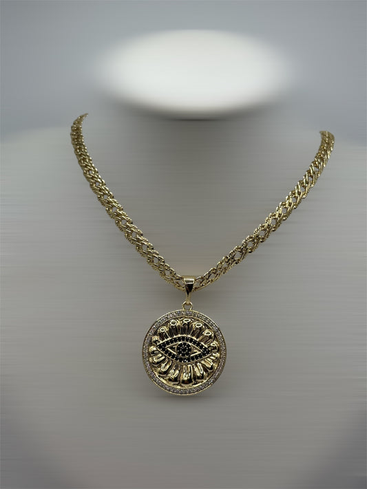 Oro laminado 14k cadena size 18