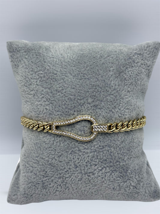 Pulsa laminado 14k size 7 y 7/30