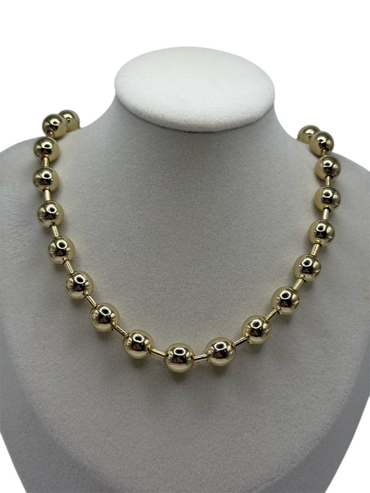 Cadena choquer laminada 14k