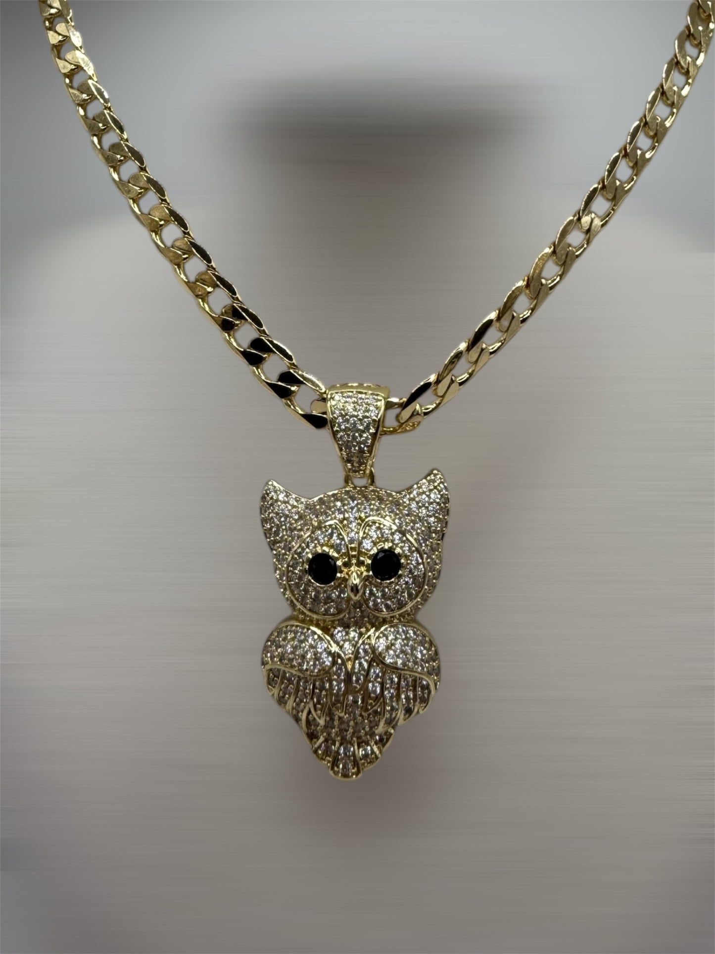 Oro laminado 14k cadena size 18