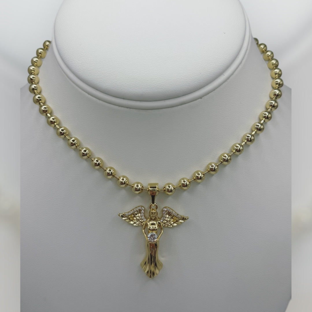 Laminada 14k cadena size 18