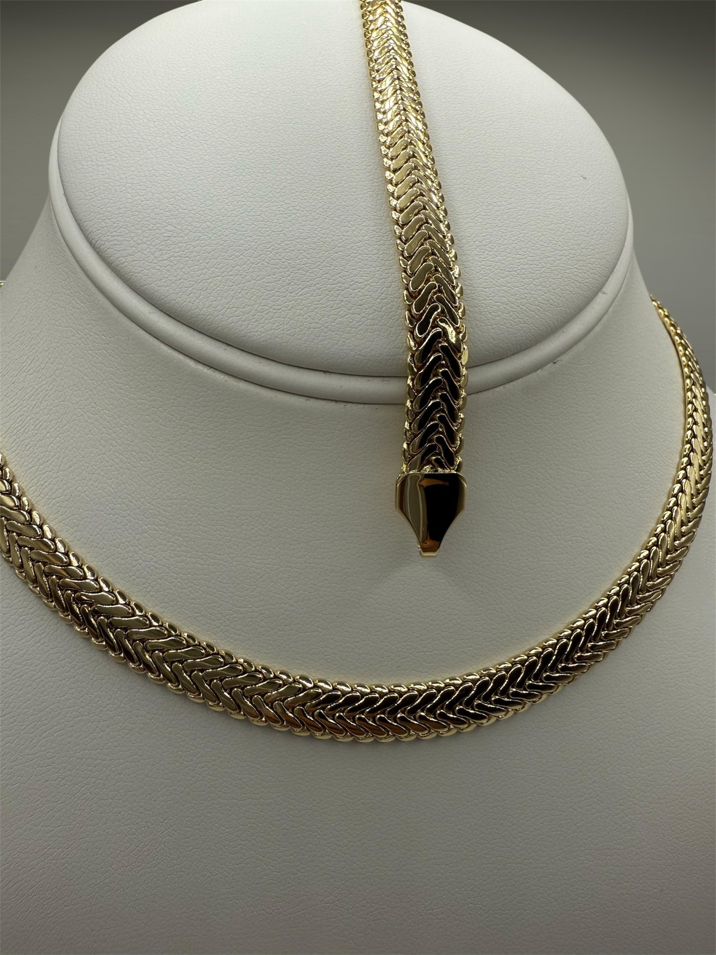 Set laminado 14k cadena size 19 y pulsa 7/30