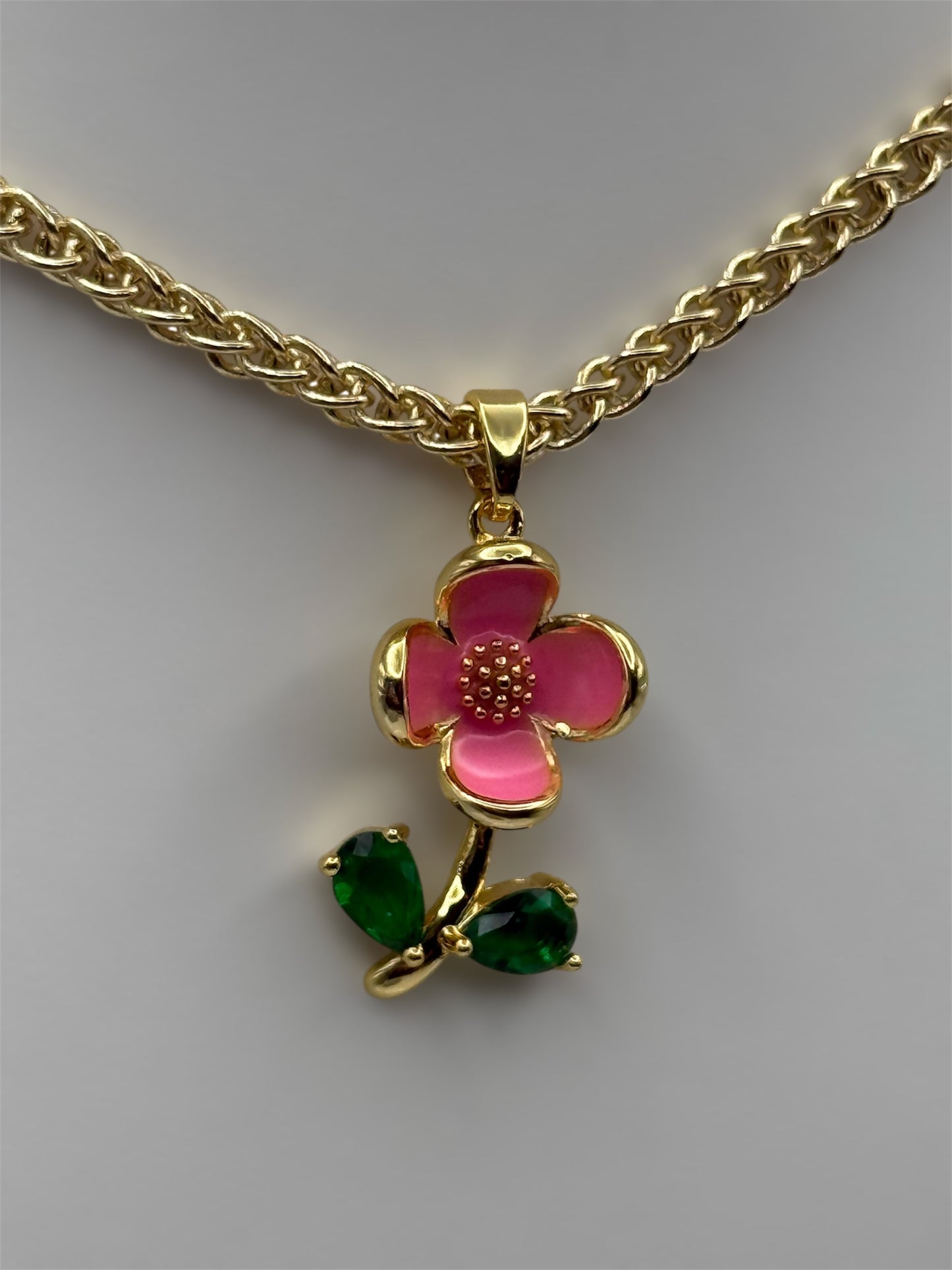 Oro laminado 14k cadena size 17