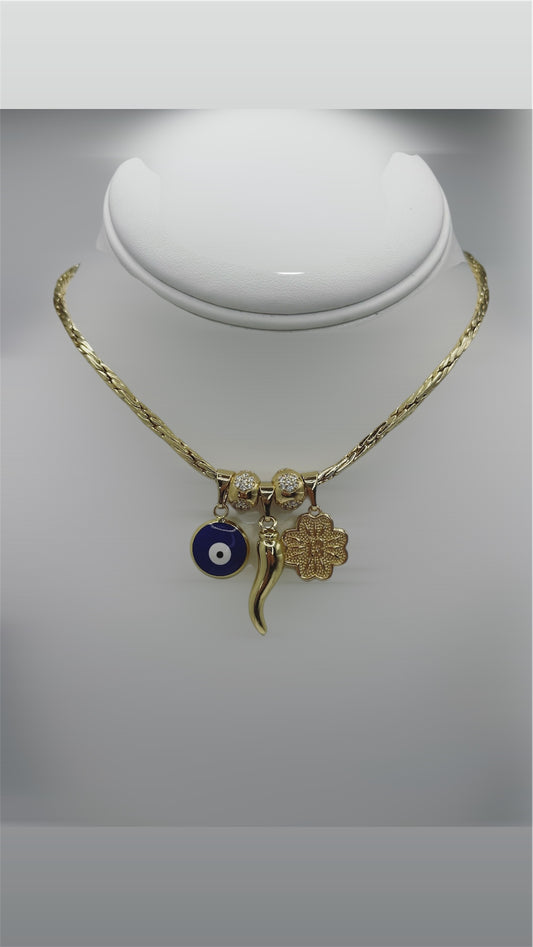 Laminado 14k cadena size 17