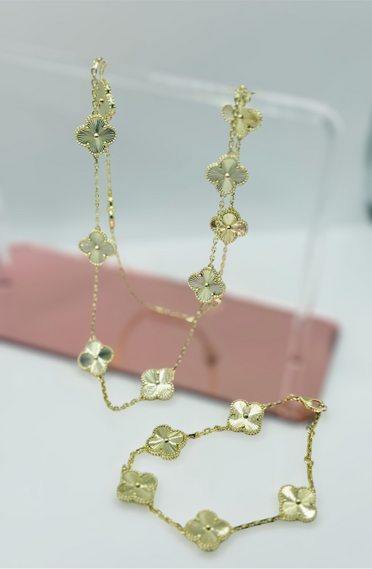 Set oro laminado 14k