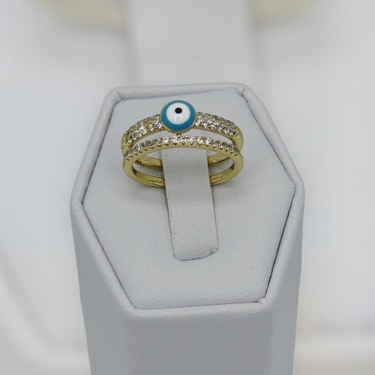 Anillo ajustable laminado 14k