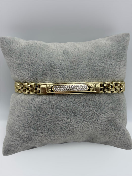 Oro laminado 14k pulsa size 7 y 7/30