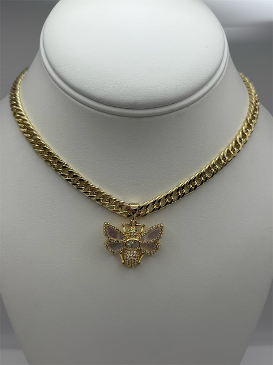 Oro laminado 14k cadena size 18