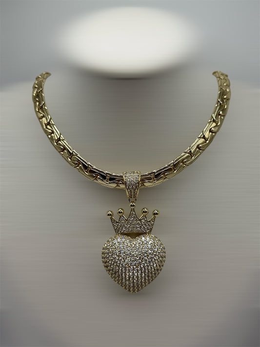 Oro laminado 14k cadena size 17