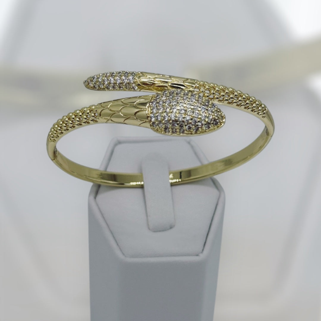 Bangle Small (pequeño) laminado 14k