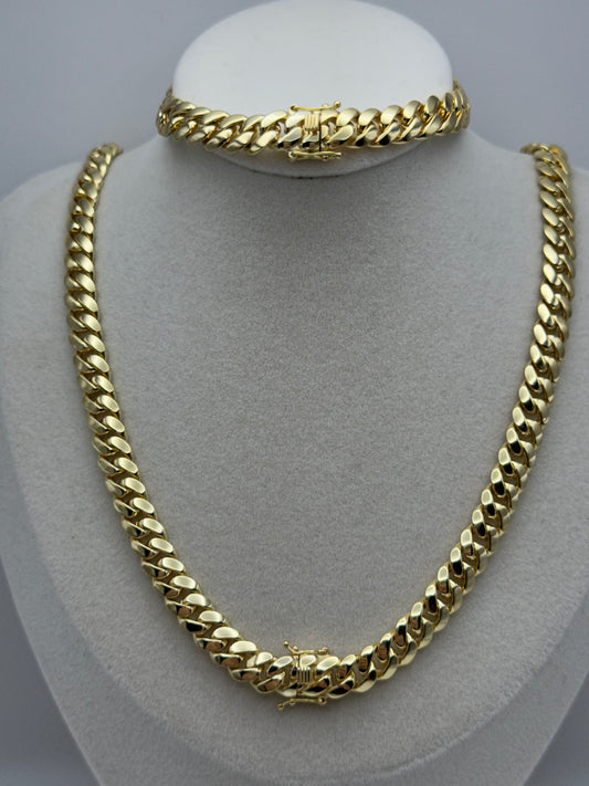 Set de plata 925 laminado 14k