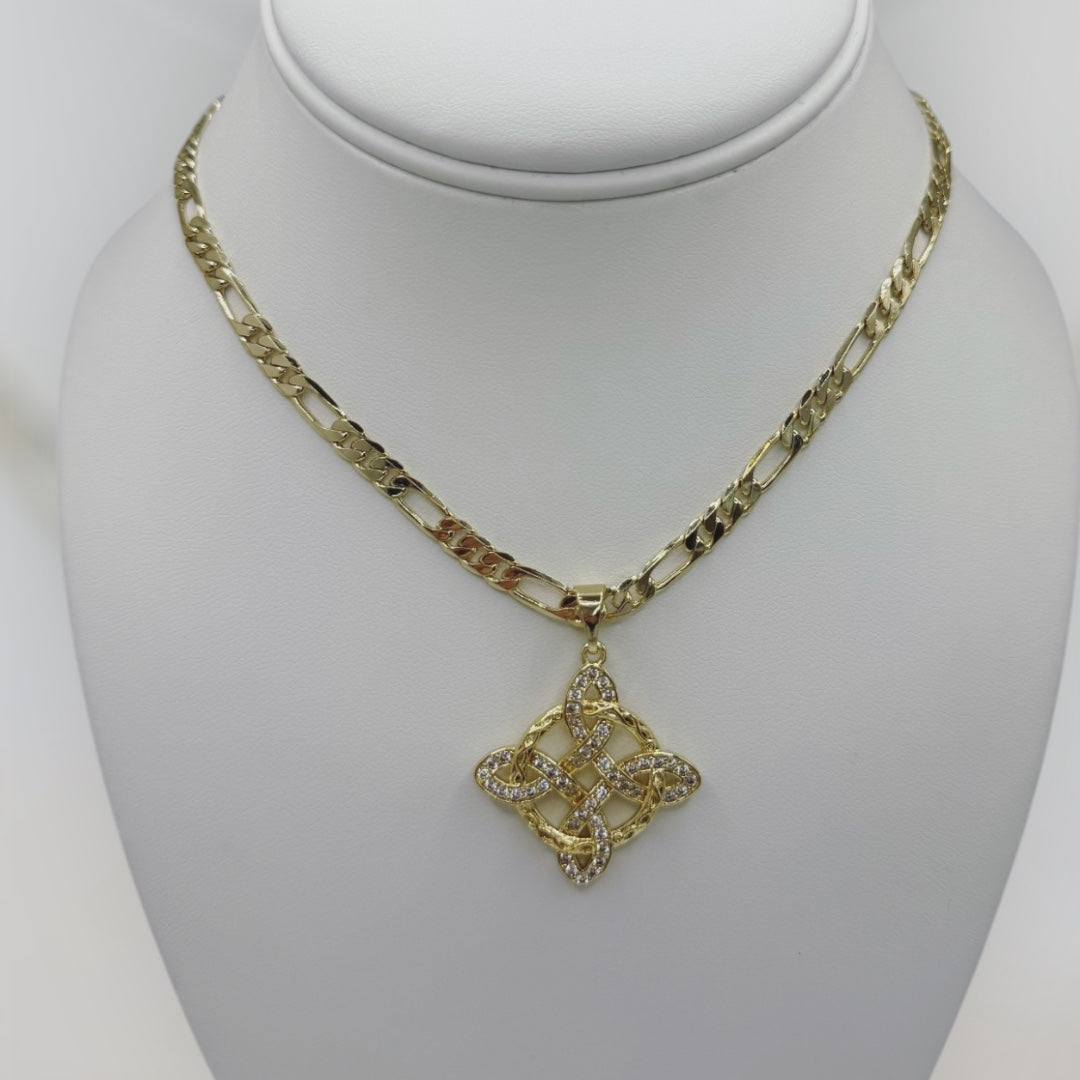 Laminada 14k cadena size 20