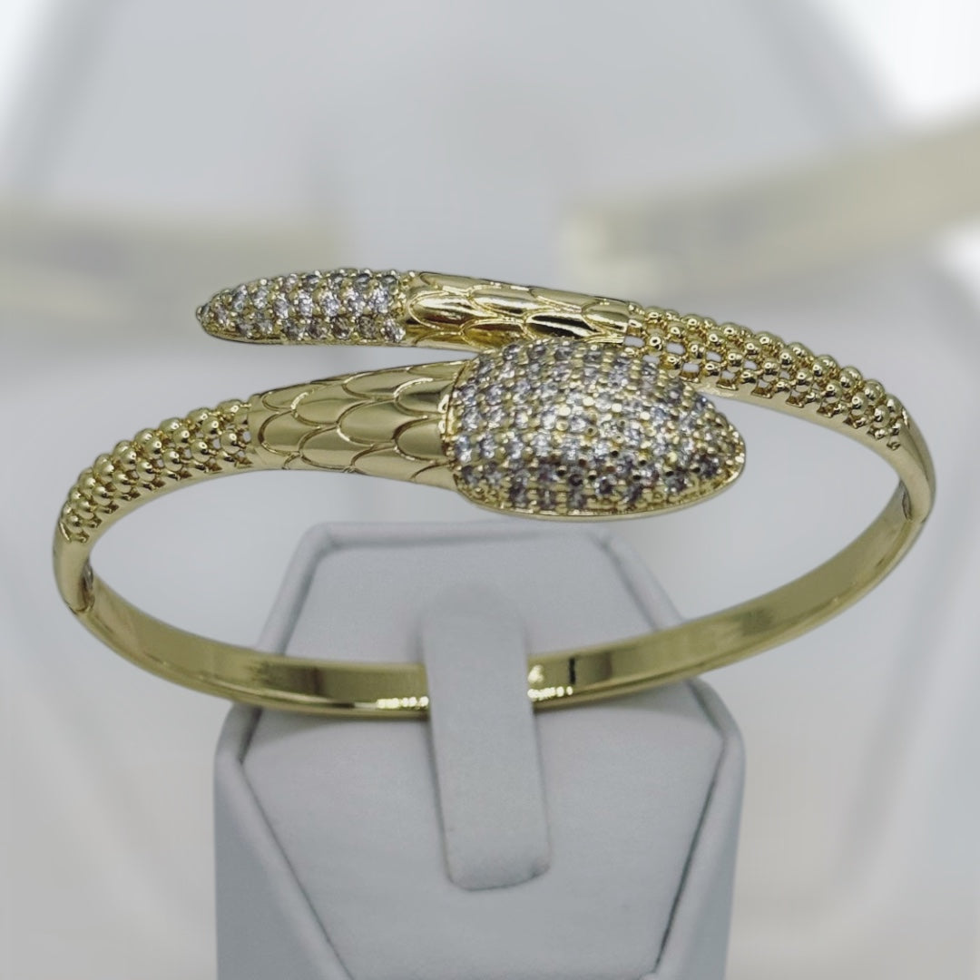 Bangle Small (pequeño) laminado 14k