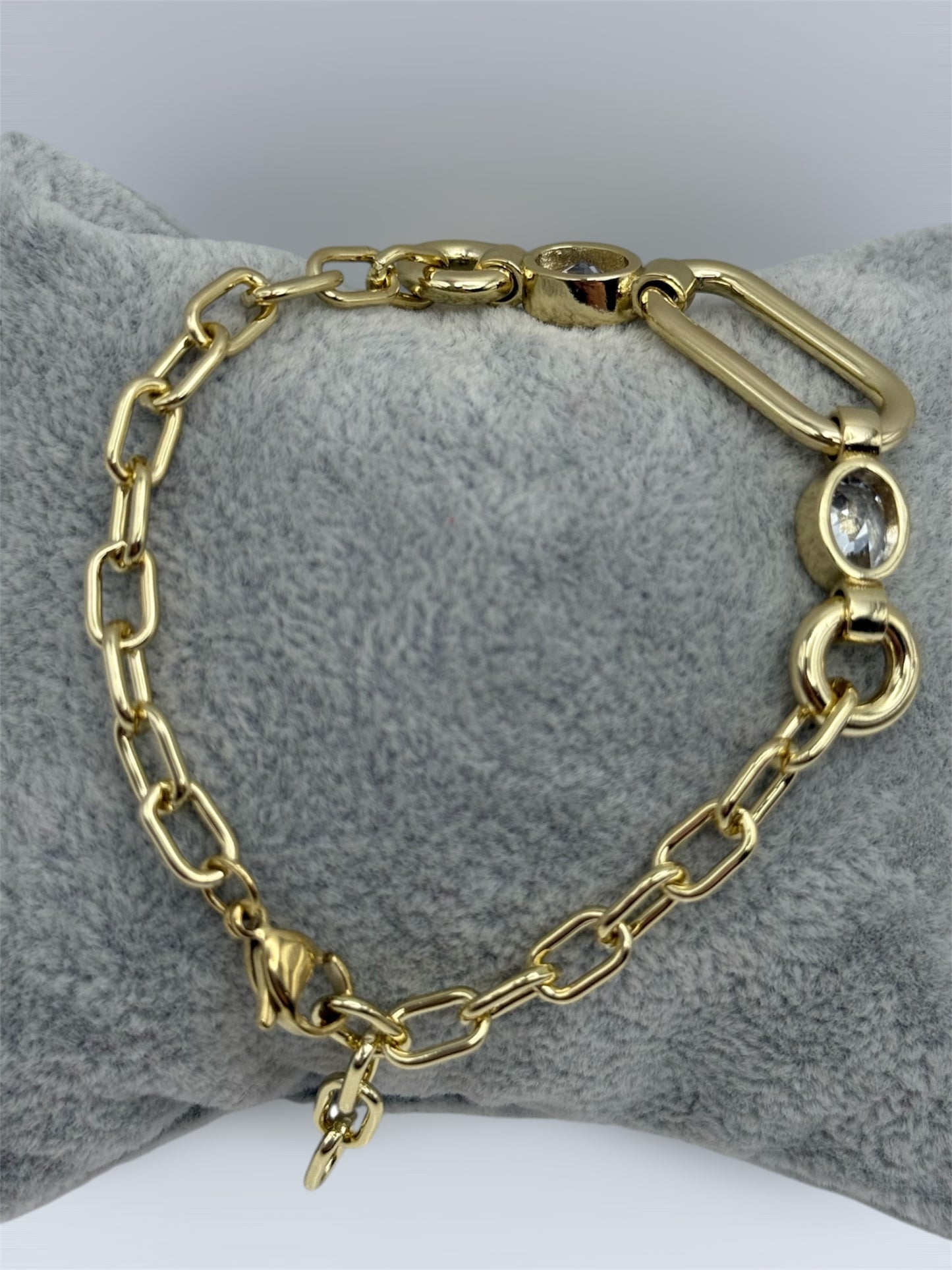 Pulsa ajustable oro laminado 14k