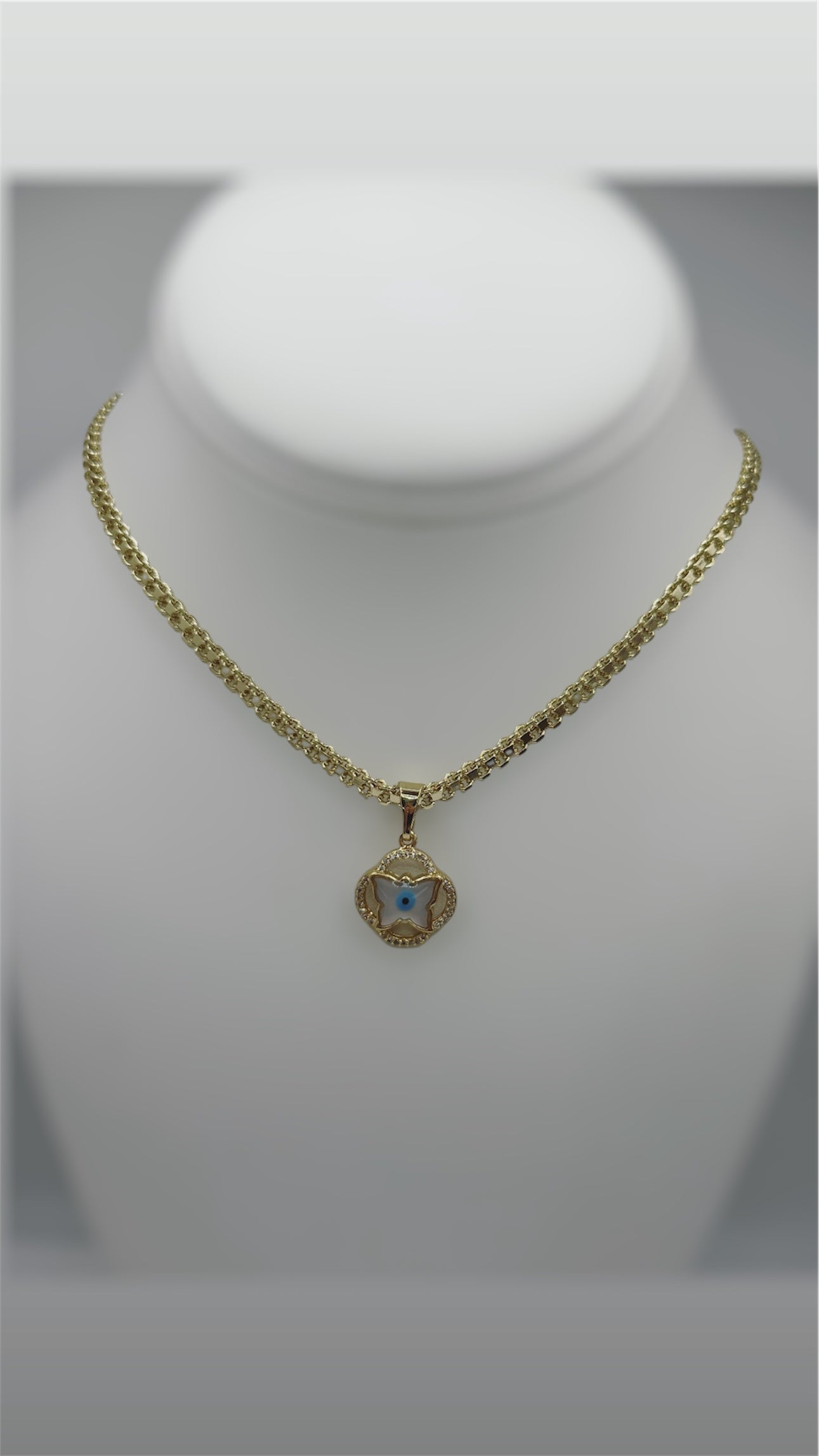 Laminada 14k cadena size 18