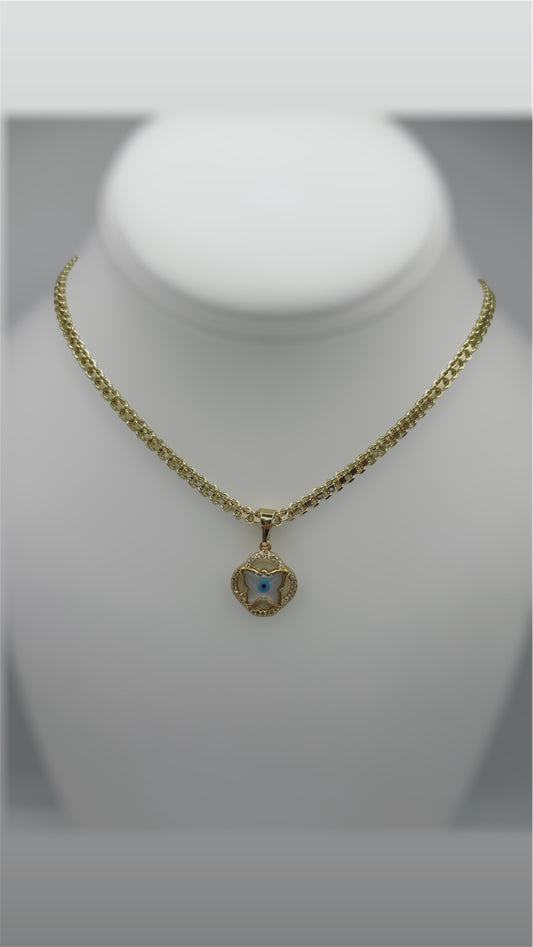 Laminada 14k cadena size 18