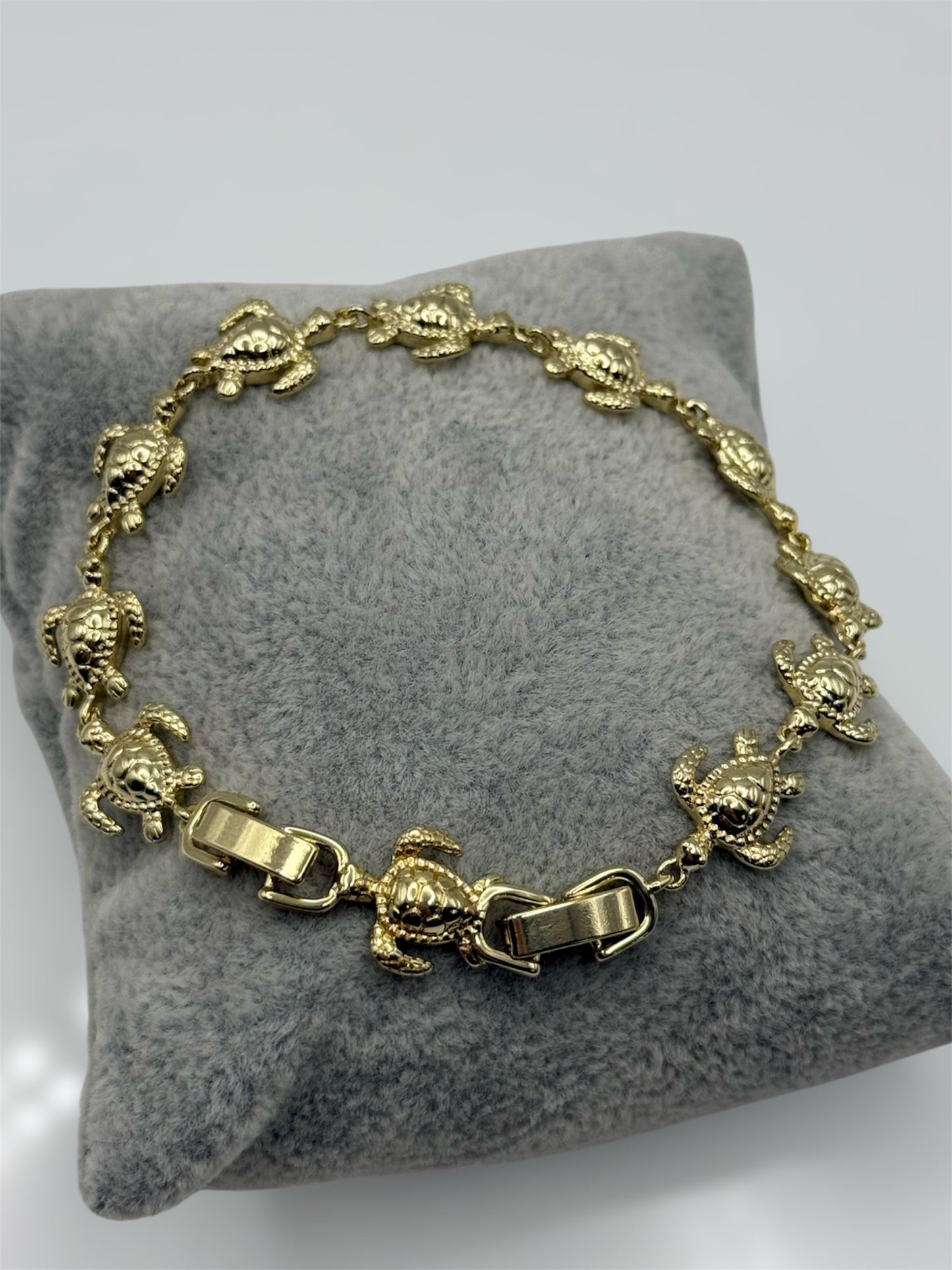 Pulsa size 7 y 7/30 oro laminado 14k