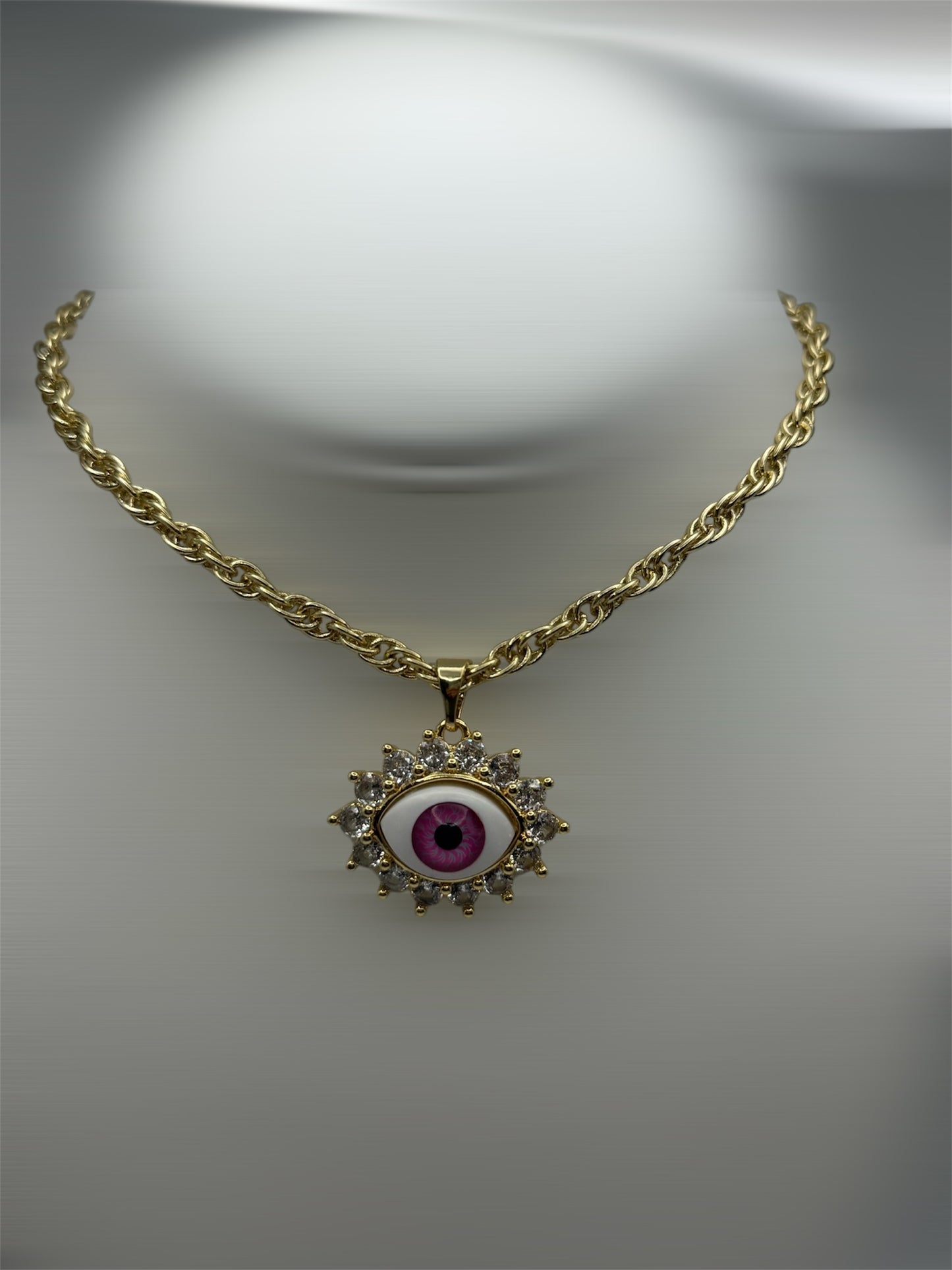 Oro laminado 14k cadena size 19