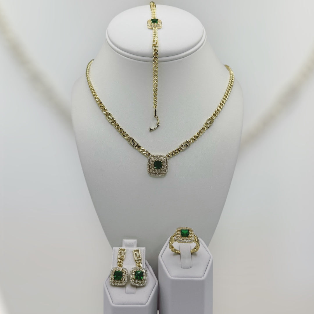 Set laminado 14k cadena size 18 y anillo 8