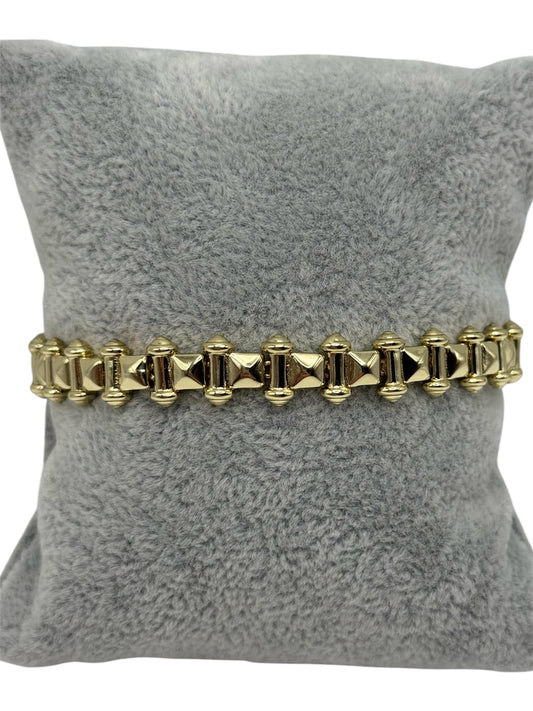 Pulsa laminada 14k size 7 y 7/30