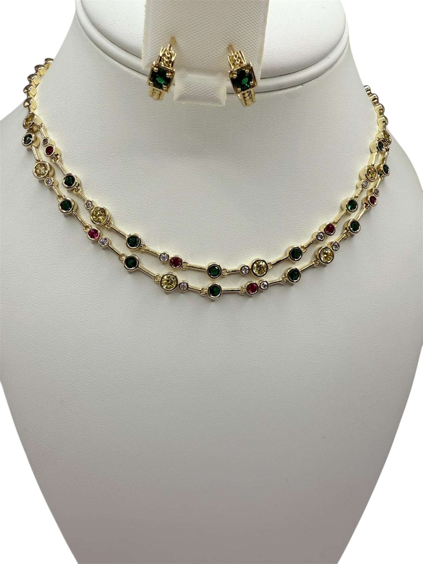 Set en oro laminado 14k