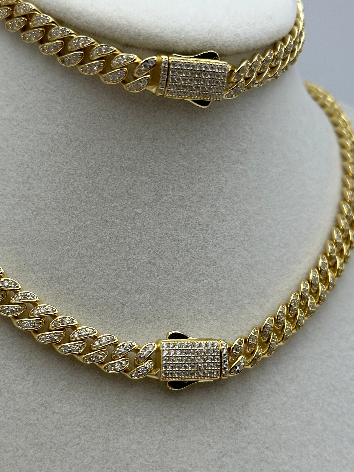 Set baby Mónaco plata 925 laminado 14k