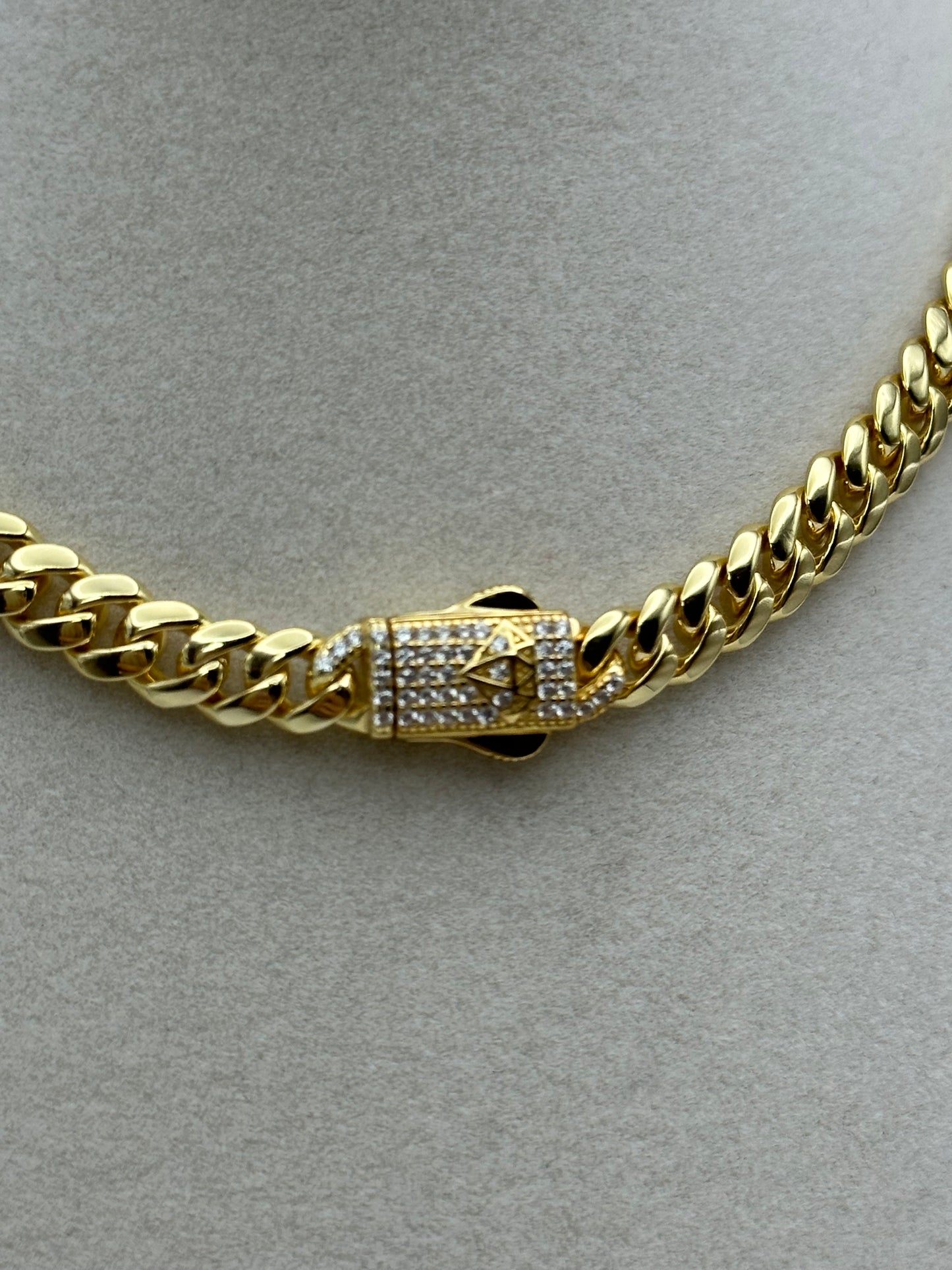 Baby Mónaco plata 925 laminado 14k 5’mm