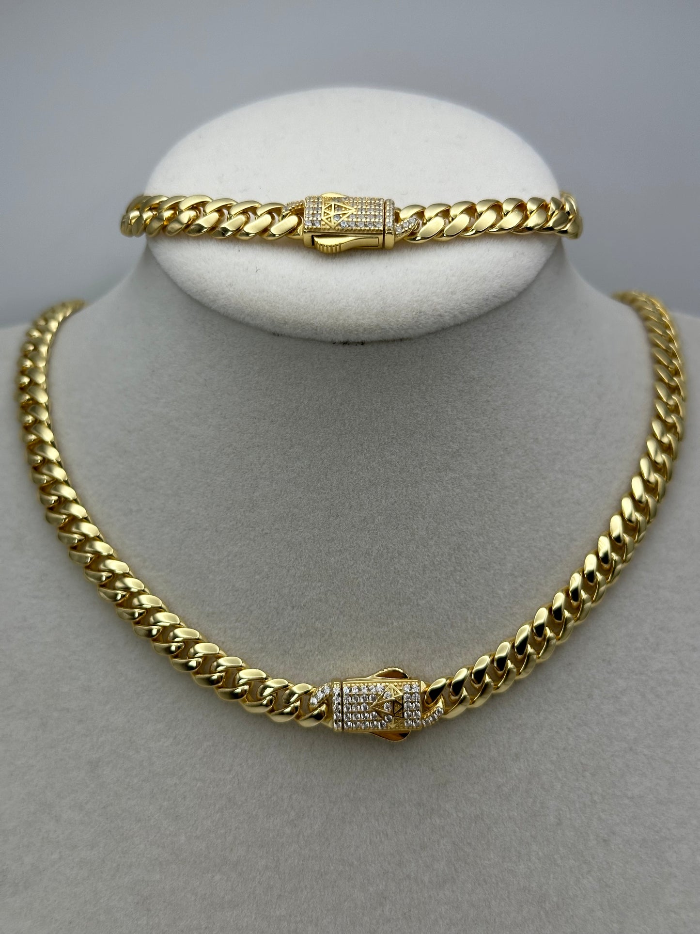 Baby Mónaco plata 925 laminado 14k 5’mm