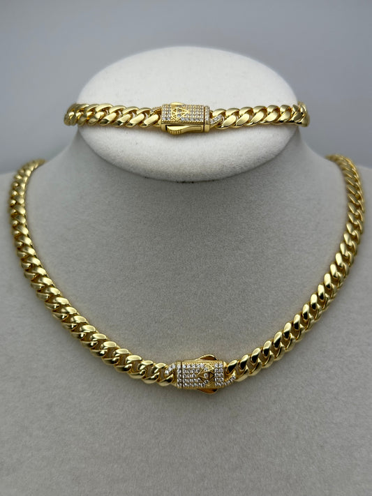 Baby Mónaco plata 925 laminado 14k 5’mm