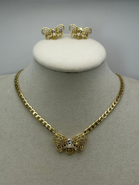 Set de oro laminado 14k