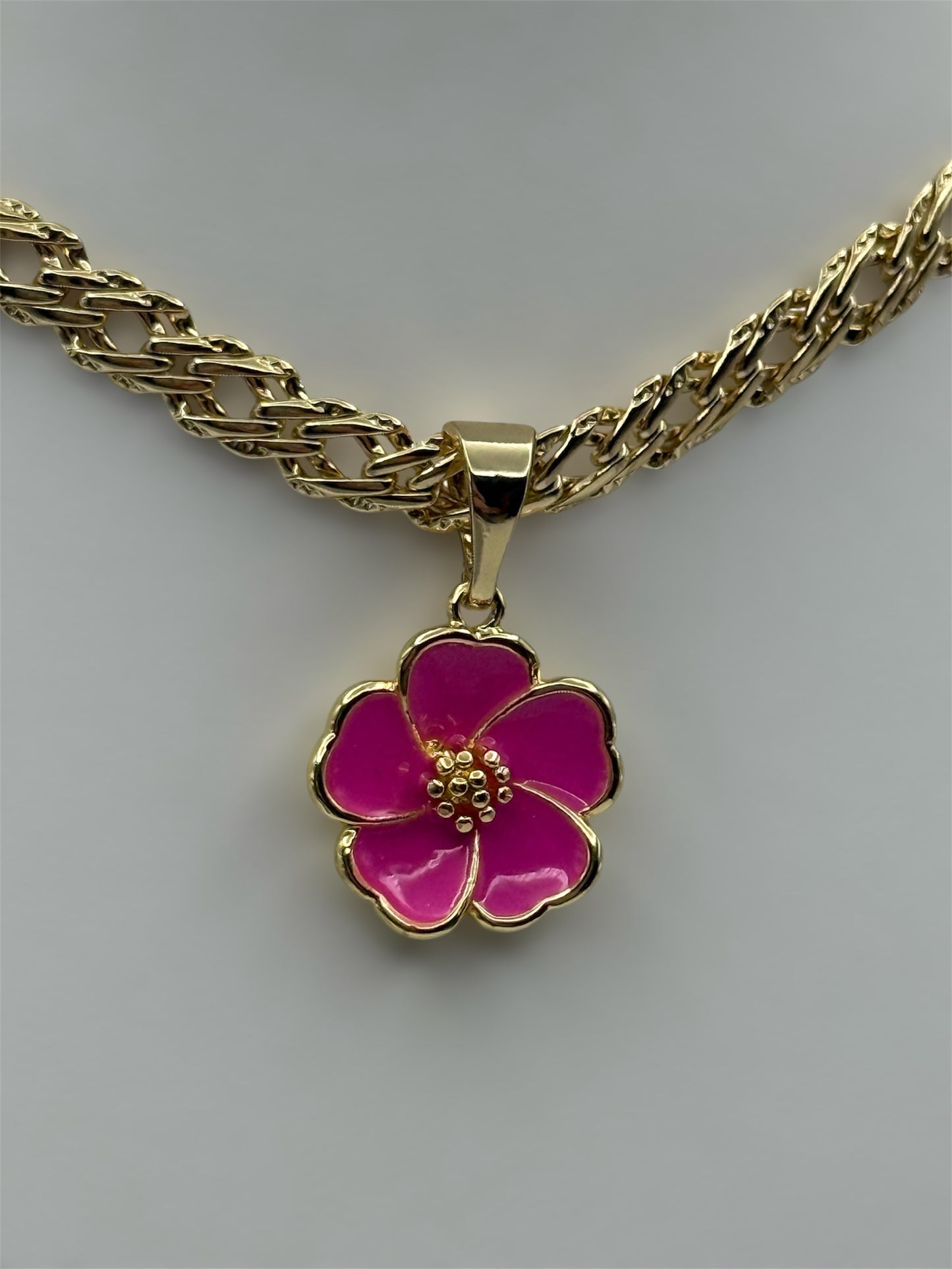 Oro laminado 14k cadena size 17