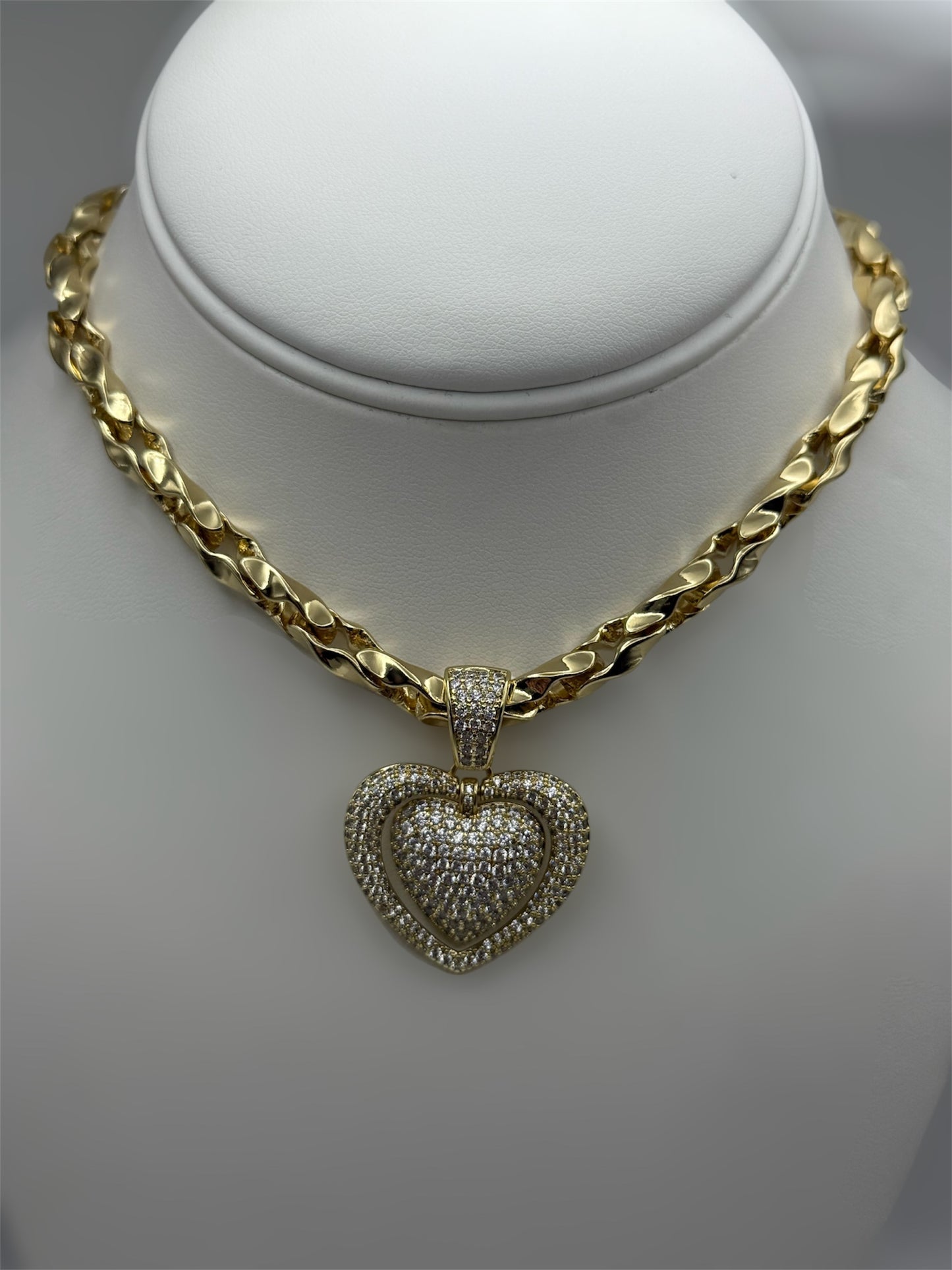 Oro laminado 14k cadena size 17