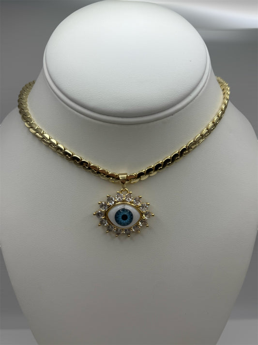 Oro laminado 14k cadena size 17