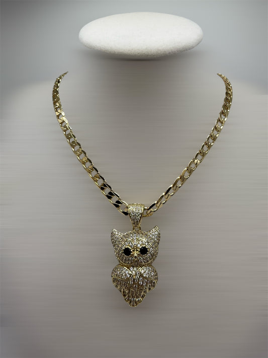 Oro laminado 14k cadena size 18