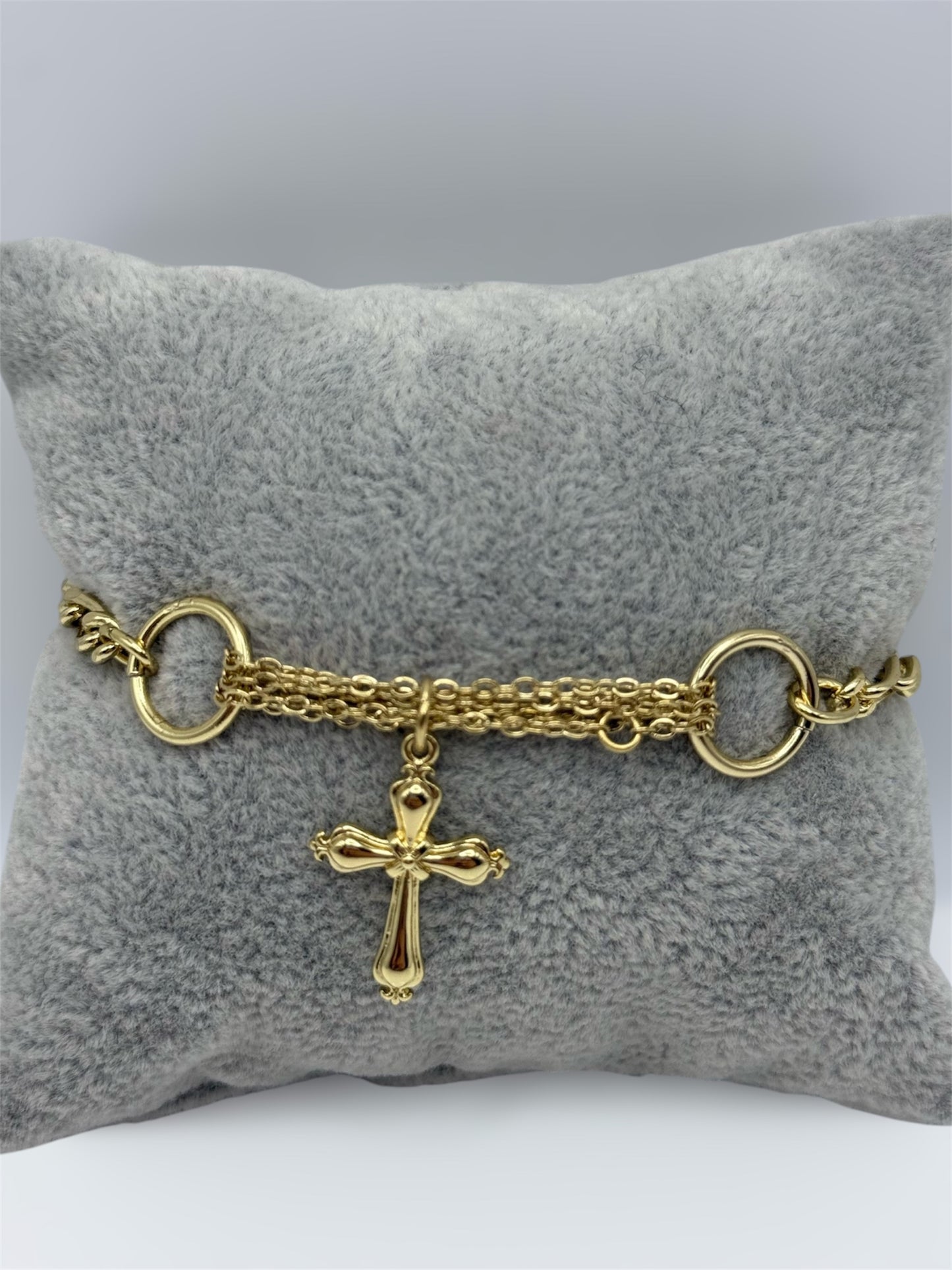 Pulsa ajustable oro laminado 14k